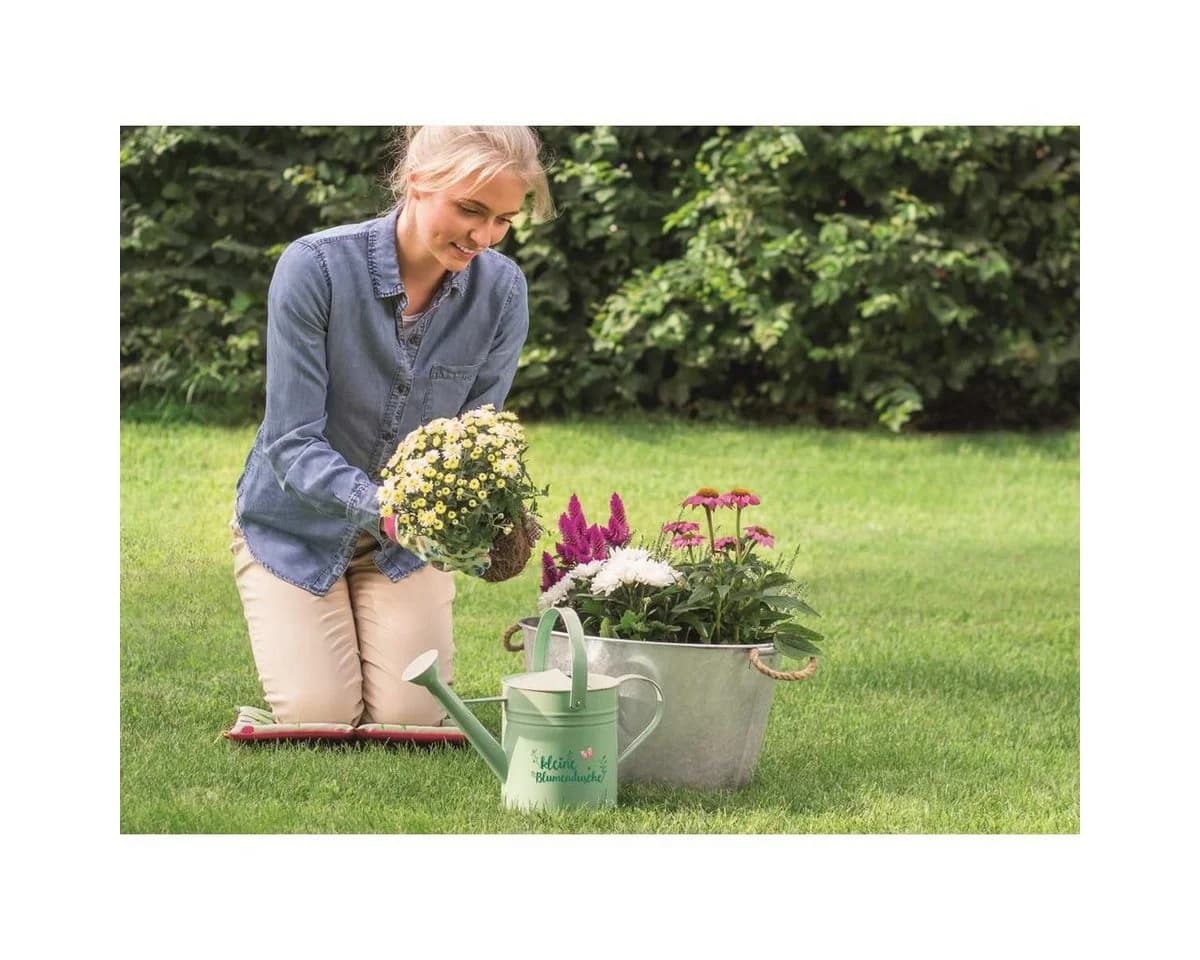 Moses. Blatt & Blüte Gießkanne 3L verzinkter Stahl