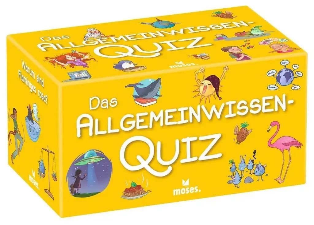 Moses. Verlag Spiel Das Allgemeinwissen-Quiz - 100 Karten Quizspiel für Kinder