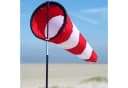 Wolkenstürmer Flug-Drache Windspiel Windsack Westwind Rot/Weiß Bild 1