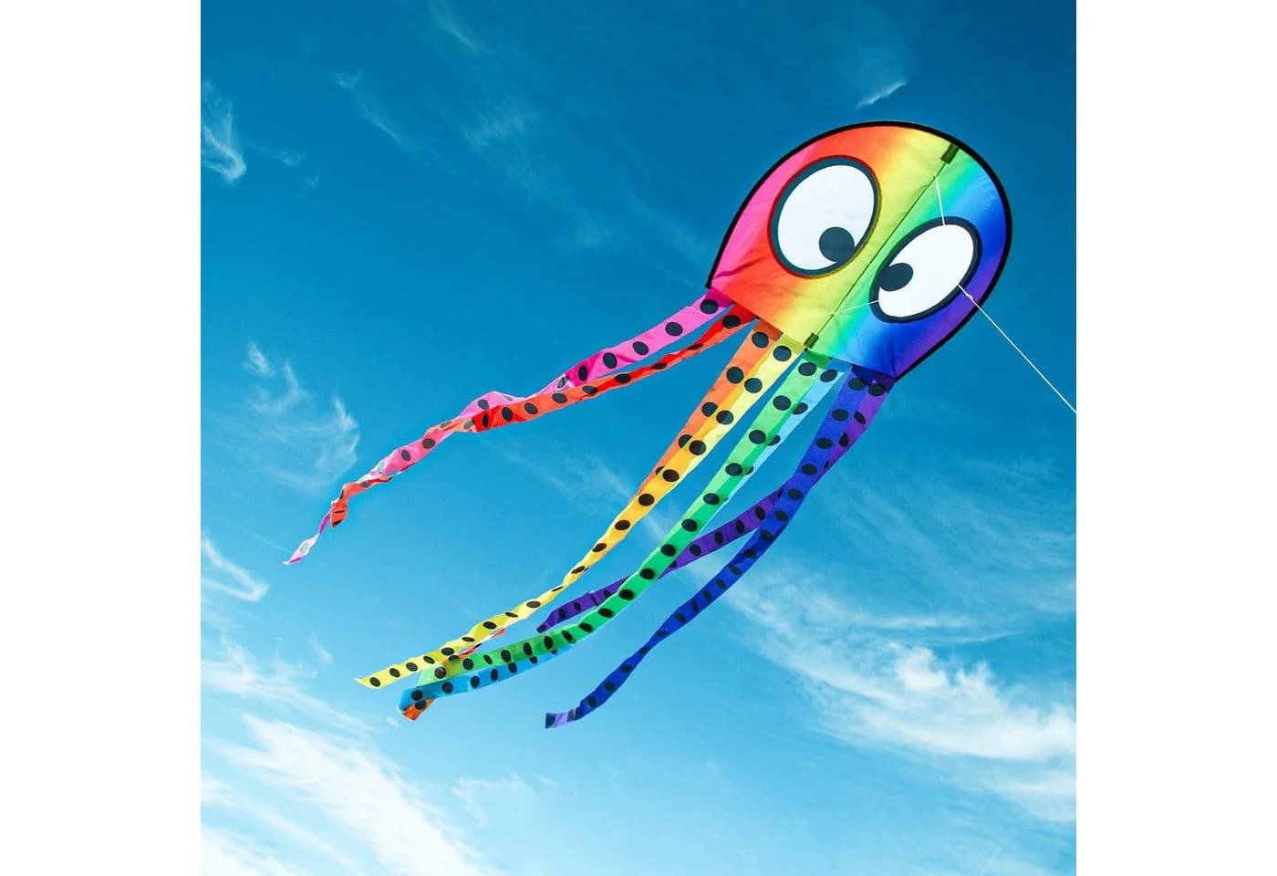 Wolkenstürmer Olli Oktopus Kinderdrachen Bunt mit 40m Schnur - Bild 4