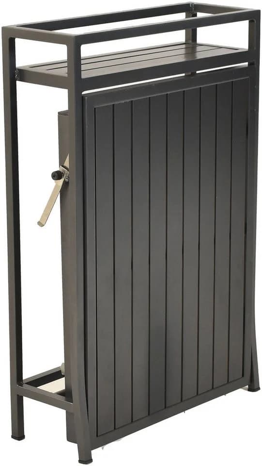 MERXX Gartentisch Balkonklapptisch Aluminium Grau