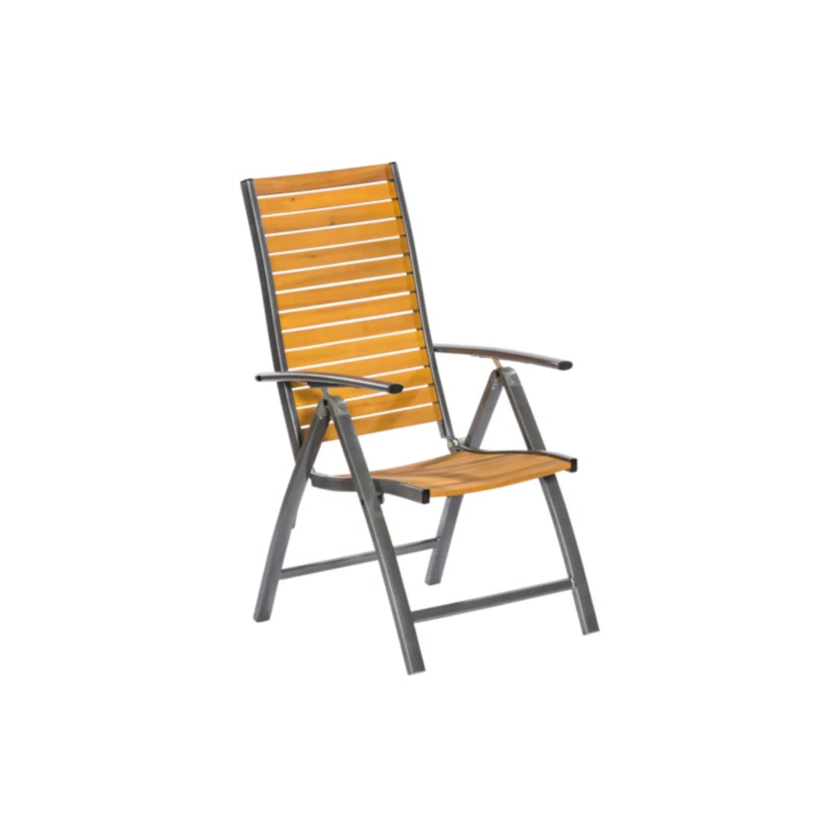 MERXX Gartensessel Santorin Klappbar Braun Akazienholz Aluminium