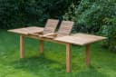 Merxx Akazienholz Gartentisch Ausziehbar Braun Holzoptik Bild 4