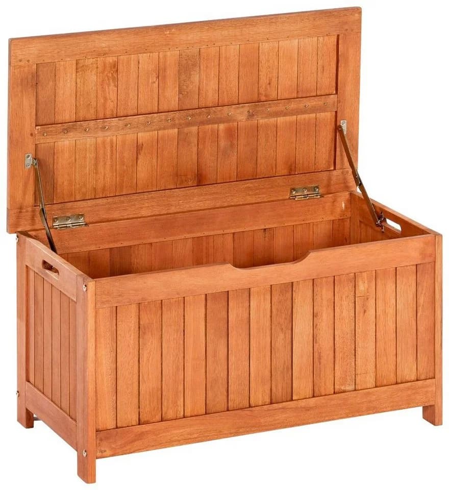 MERXX Kissenbox Eukalyptus Massivholz Aufbewahrung 182L - Bild 3
