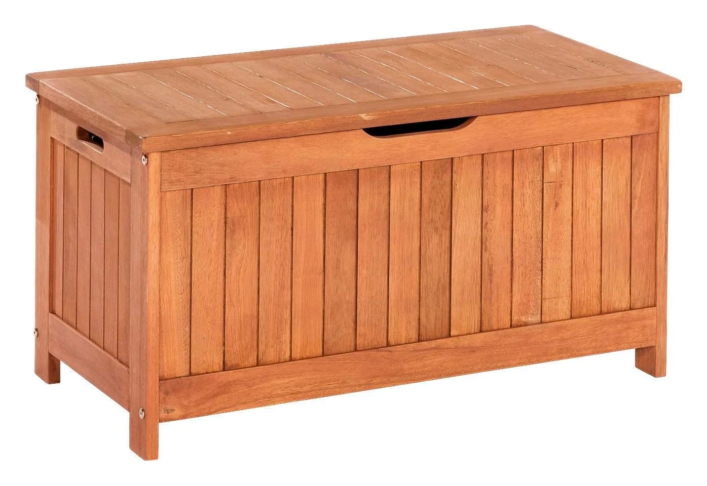MERXX Kissenbox Eukalyptus Massivholz Aufbewahrung 182L - Bild 4