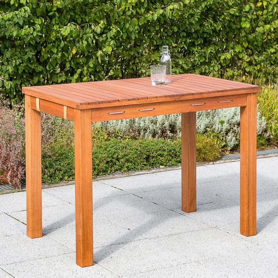 Merxx Gartentisch Holz Beige Klappbar Eukalyptus - Bild 3