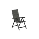 Gardenson Gartenklappsessel Taviano Graphit Aluminium Textil Bild 1