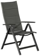 Gardenson Gartenklappsessel Taviano Graphit Aluminium Textil Bild 3