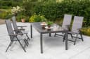 MERXX Trivero Gartenstuhl 2er Set Grau/Braun Klappbar Bild 5