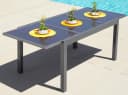 MERXX Gartentisch Amalfi Anthrazit Aluminium Ausziehbar Bild 1