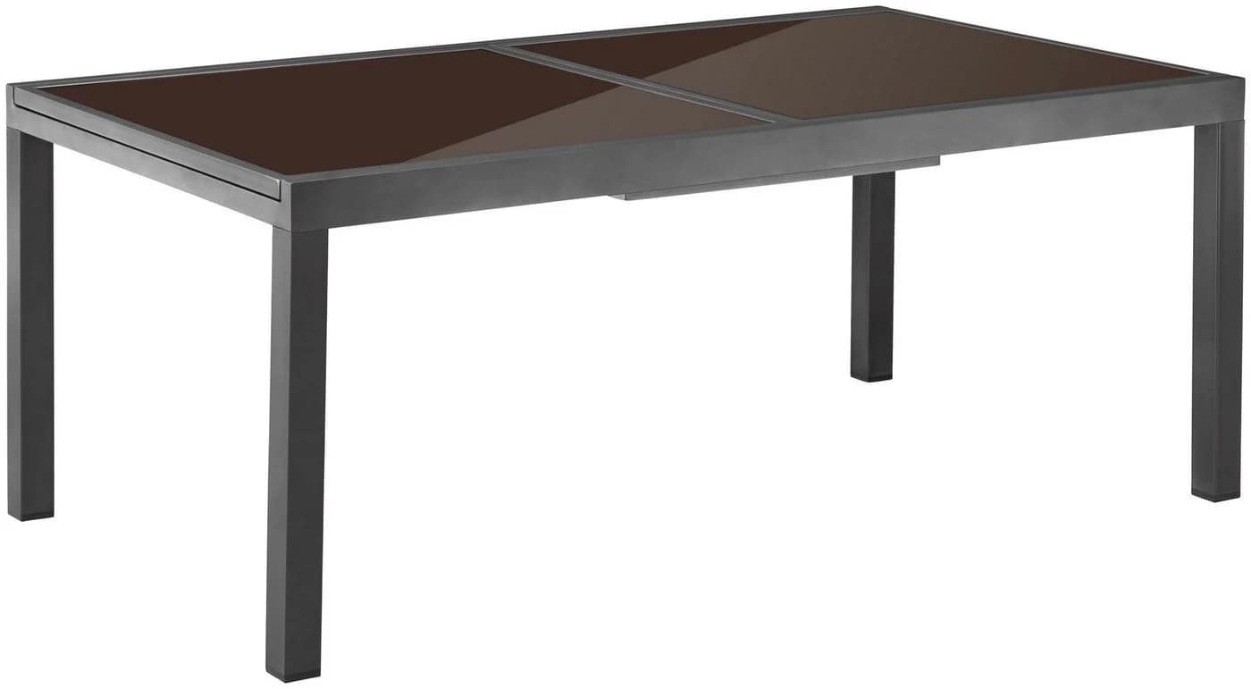 MERXX Gartentisch Amalfi Anthrazit Ausziehbar Glas Aluminium - Bild 2
