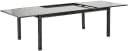MERXX Gartentisch Grau Ausziehbar Aluminium Glas Bild 1