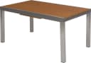 MERXX Gartentisch ausziehbar Aluminium Kunststoff Holzoptik Bild 2