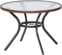 Gartentisch aus Sicherheitsglas und Aluminium, rund Bild 2