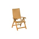 MERXX Capri Gartenstuhl 2er Set Beige Natur Akazie Poly-Rattan Klappbar Bild 1