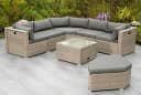 MERXX Gartenlounge-Set Rivello 8-tlg. Beige/Grau mit Auflagen Bild 2