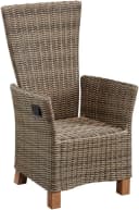 Merxx Gartenstuhl Toskana 2er Set Beige Polyrattan mit Kissen Bild 4
