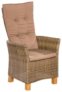 MERXX Toskana Gartenstuhl 2er Set Polyrattan Akazie Beige Bild 2