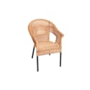 MERXX Gartensessel Ravenna 2er Set Natur Aluminium Polyrattan Bild 1