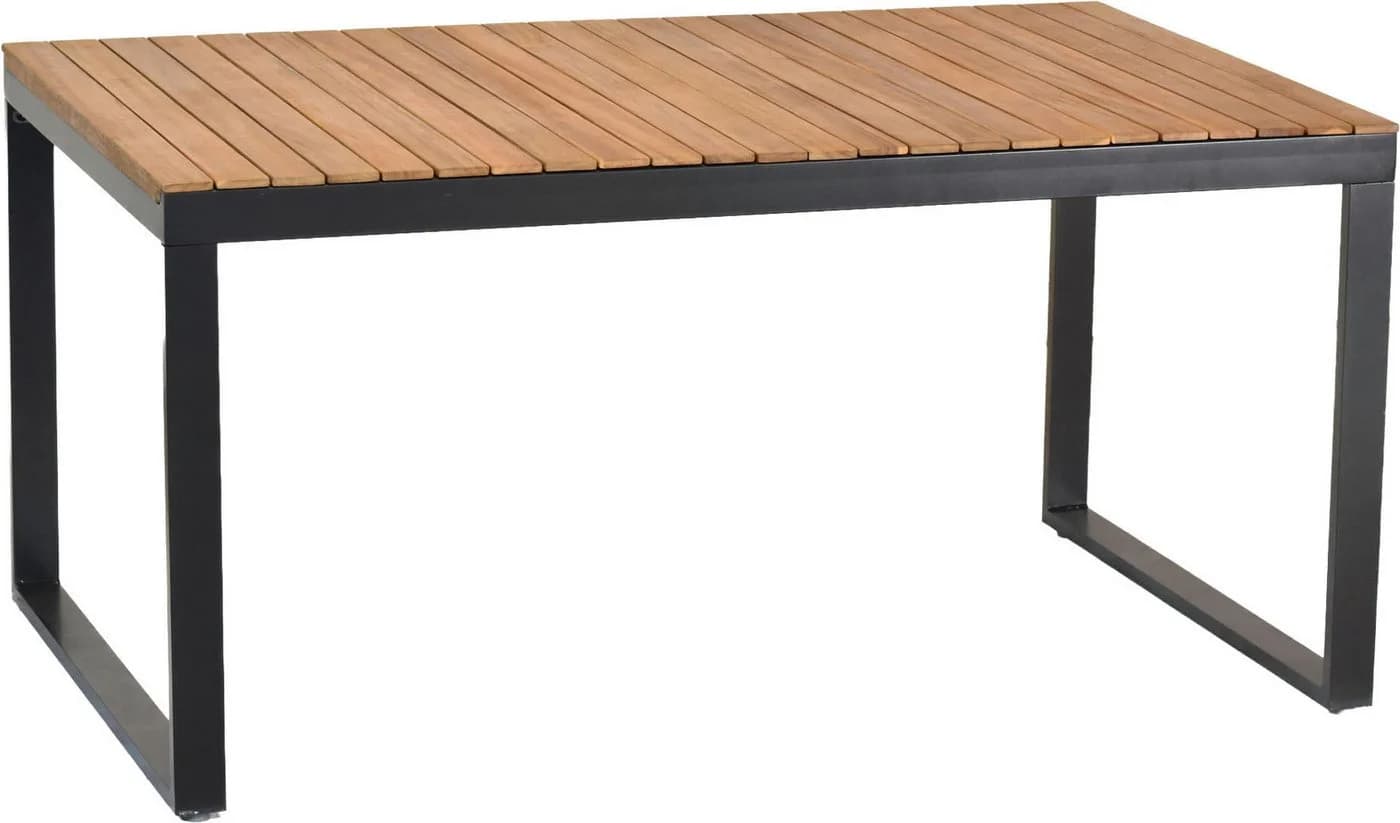 MERXX Garten-Essgruppe Santorin 13-tlg. Grau/Braun Aluminium Akazie - Bild 3