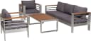 MERXX Gartenlounge-Set Nestos 14-tlg. Grau Aluminium Bild 3