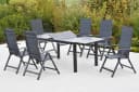 MERXX Garten-Essgruppe Taviano 7-tlg. Klappsessel Ausziehtisch Bild 1