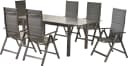 MERXX Garten-Essgruppe Taviano 7-tlg. Klappsessel Ausziehtisch Bild 2