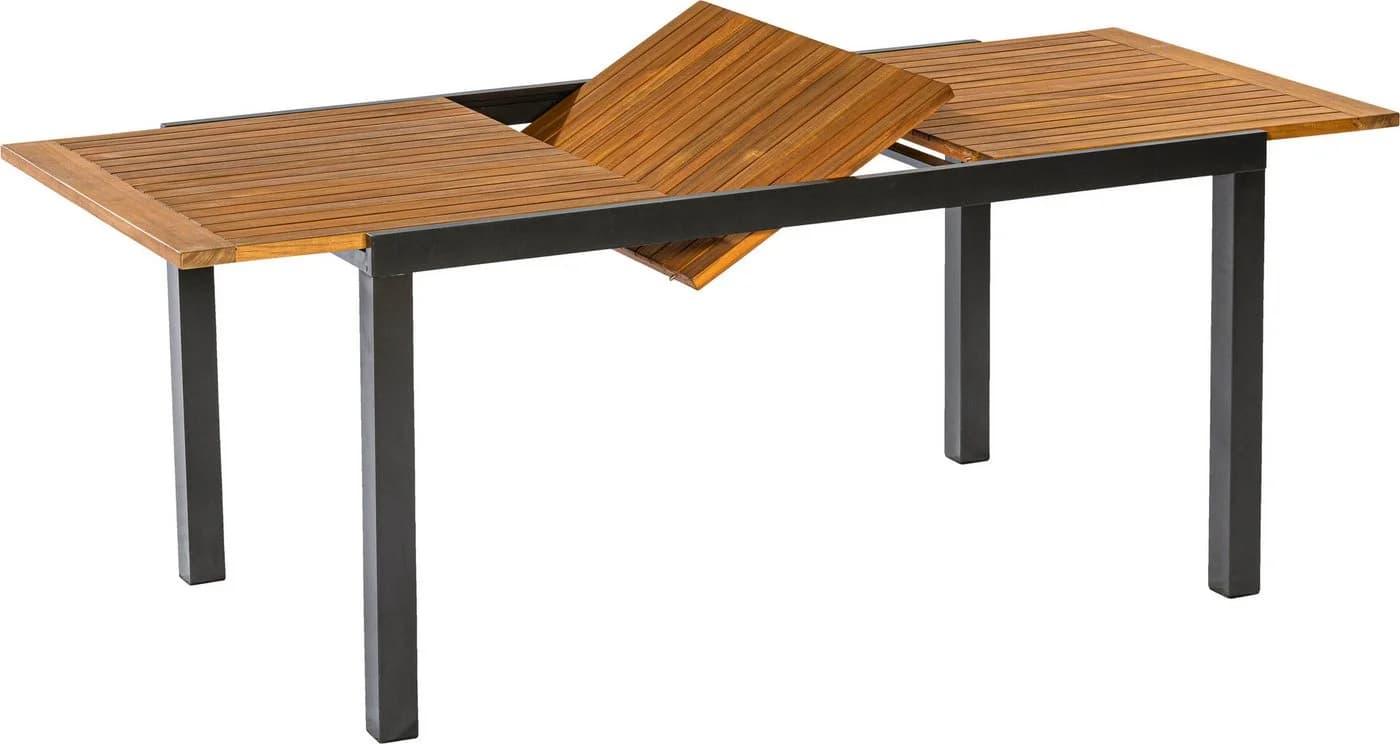 MERXX Garten-Essgruppe Siena 7-tlg. inkl. 6 Klappsessel, 1 Ausziehtisch - Bild 5