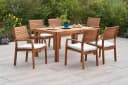 MERXX Garten-Essgruppe Batavia 13-tlg mit Ausziehtisch Bild 1