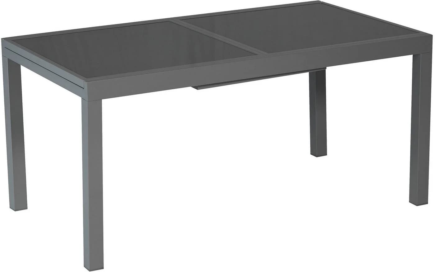 Ausziehbarer Gartentisch aus Aluminium und Stahl - Bild 2