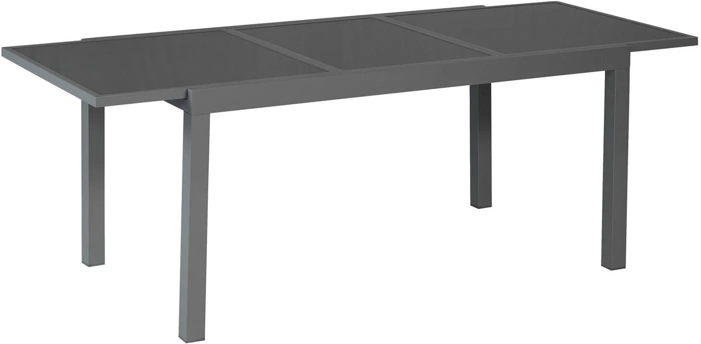 Ausziehbarer Gartentisch aus Aluminium und Stahl - Bild 3