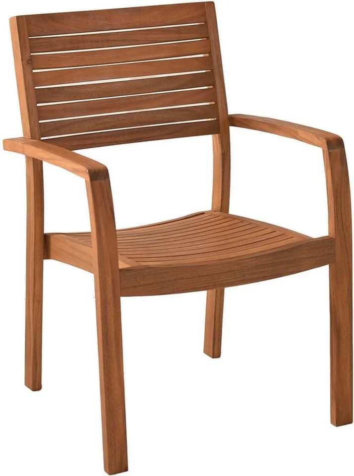 MERXX Gartensessel Batavia 2er Set Stapelbar Akazienholz - Bild 2