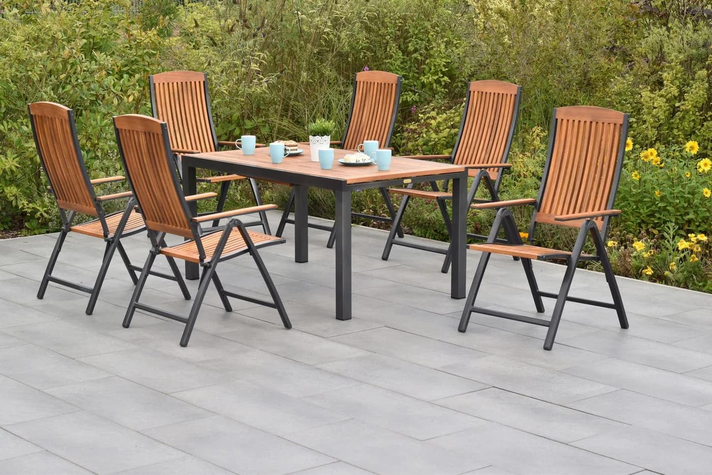 MERXX Garten-Essgruppe Athos 5-fach verstellbare Rückenlehne - Bild 2
