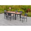 Merxx Paxos 7tlg. Gartenmöbelset mit Ausziehtisch & 6 Sesseln Bild 1