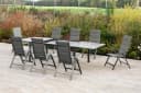 MERXX Garten-Essgruppe Taviano 9-tlg. 8 Klappsessel Ausziehtisch Bild 1