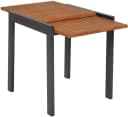 Gartentisch MERXX Ausziehbar Aluminium Akazie Grau Braun Bild 1