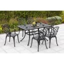MERXX Garten-Essgruppe Rhodos 7-tlg. Grau Aluminium Bild 1