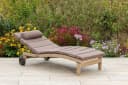 Gartenliege MERXX Andalusia beige Aluminium verstellbar Bild 1