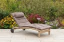 Gartenliege MERXX Andalusia beige Aluminium verstellbar Bild 2
