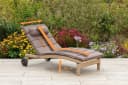 Gartenliege MERXX Andalusia beige Aluminium verstellbar Bild 3