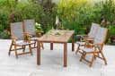 MERXX Gartensessel Acapulco Grau/Braun Klappbar Bild 3