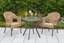 MERXX Gartentisch Ravenna Grau Anthrazit Aluminium Glas Bild 1