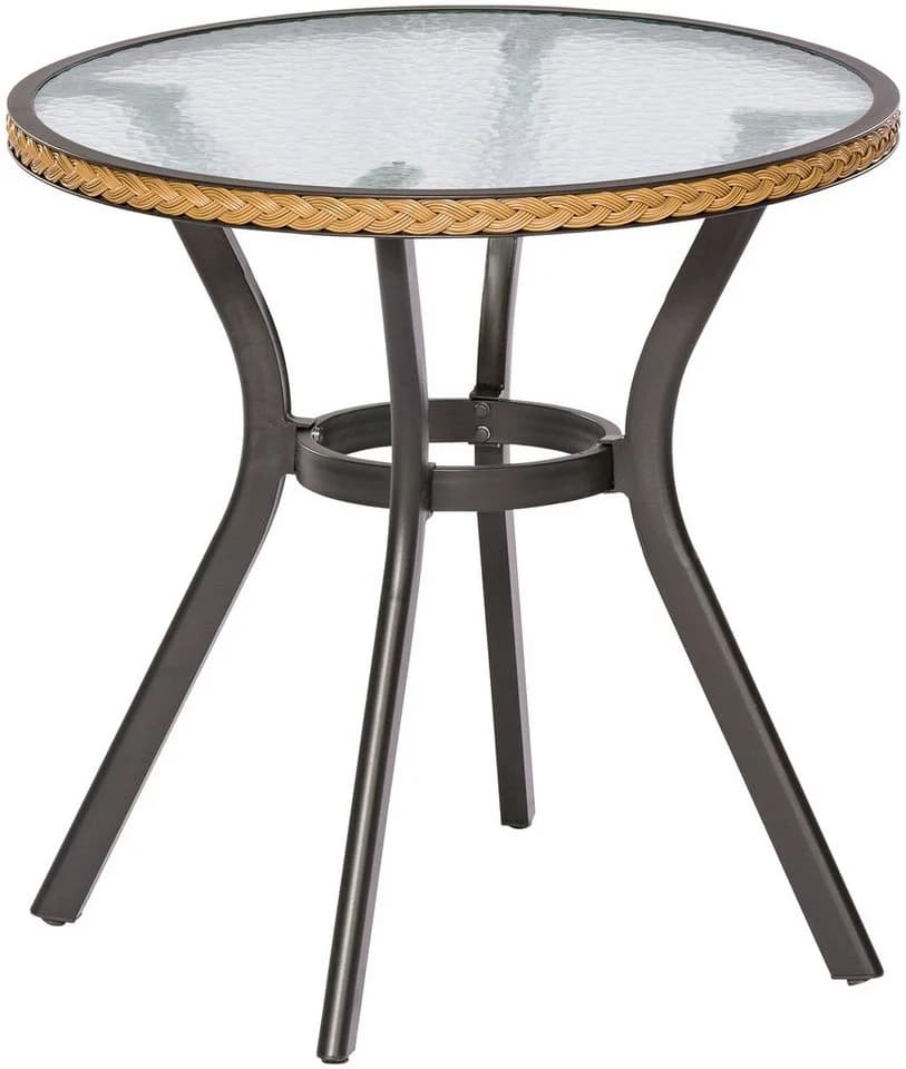 MERXX Gartentisch Ravenna Grau Anthrazit Aluminium Glas - Bild 2