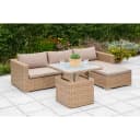 MERXX Veneto Gartenlounge-Set Beige höhenverstellbar Bild 1