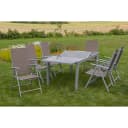 Merxx Tischgruppe Amalfi 7-tlg. Taupe Bild 1