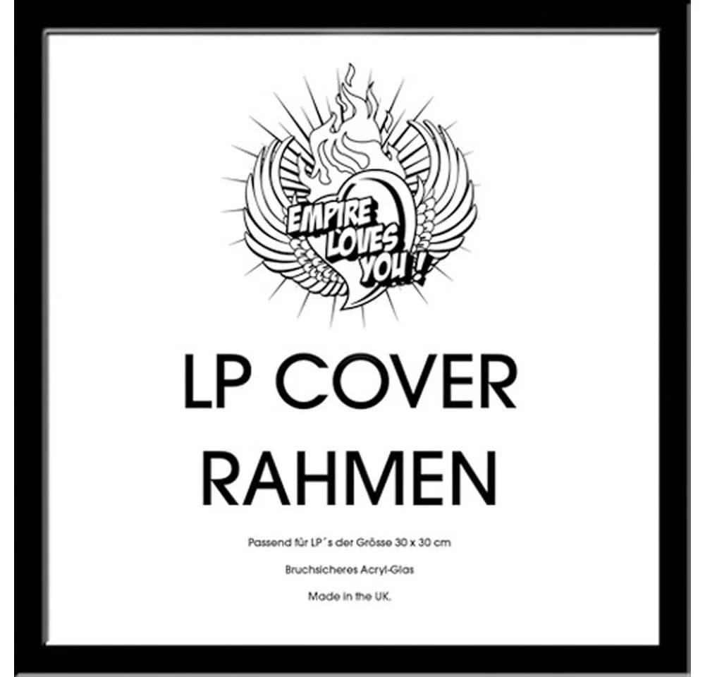 empire® Frames LP Plattencover Wechselrahmen Schwarz 31,5x31,5 cm