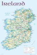 Poster Landkarte Irland Map 2012 - Wanddekoration Bild 2