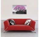 Poster Tree Blossom Rosa Blühender Baum 91,5x61 cm Bild 1