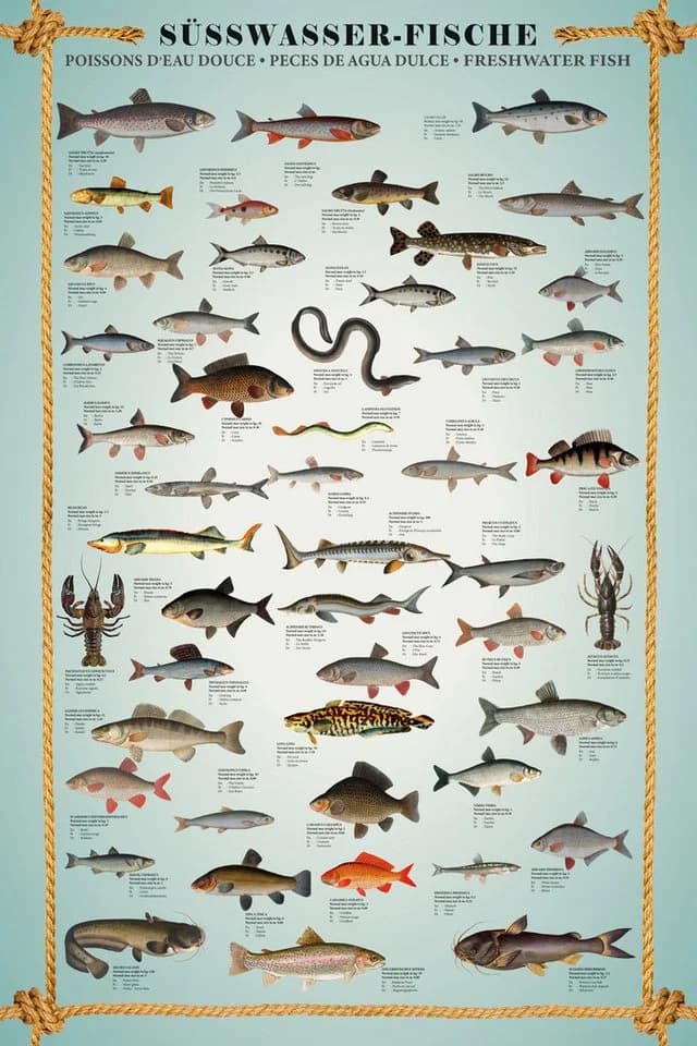 OTTO DE Süßwasserfische-Poster 61x91,5 cm - Bild 2
