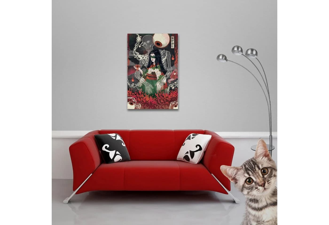empireposter Gothic Eye Poster Schwarz